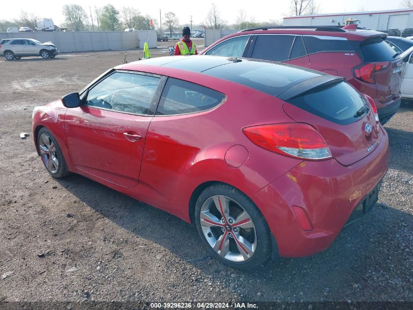 2013 Hyundai Veloster VIN: KMHTC6AD6DU167529 Lot: 39296236