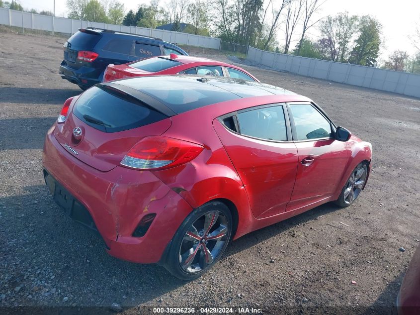 2013 Hyundai Veloster VIN: KMHTC6AD6DU167529 Lot: 39296236