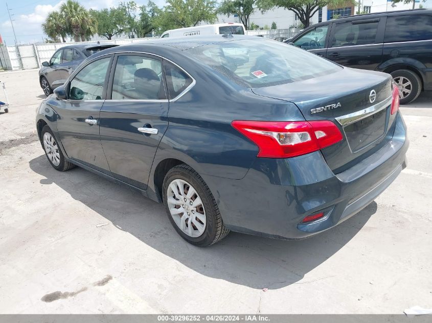 3N1AB7AP3GL663825 | 2016 NISSAN SENTRA