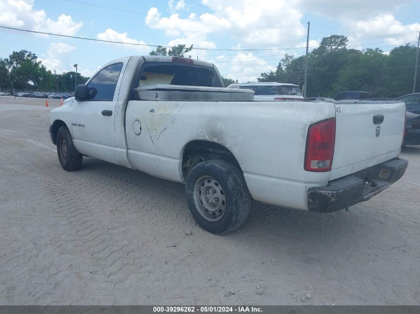 2005 Dodge Ram 1500 St VIN: 1D7HA16N65J520820 Lot: 39296262