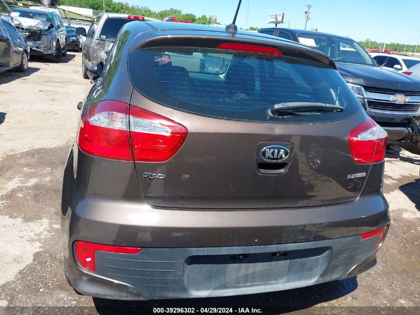 2016 Kia Rio Ex VIN: KNADN5A33G6675077 Lot: 39296302