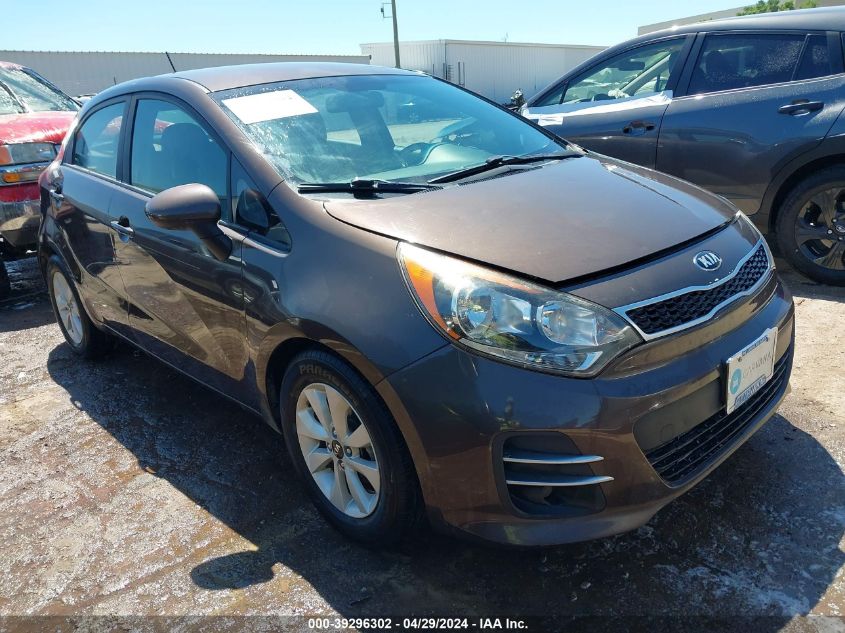 2016 Kia Rio Ex VIN: KNADN5A33G6675077 Lot: 39296302