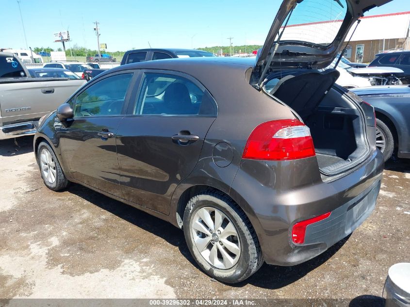 2016 Kia Rio Ex VIN: KNADN5A33G6675077 Lot: 39296302