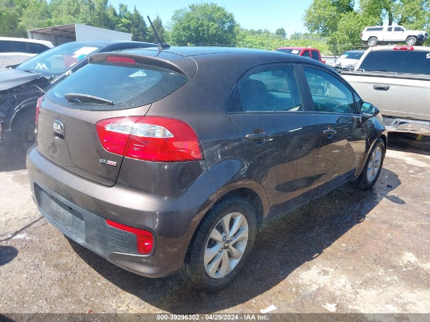 2016 Kia Rio Ex VIN: KNADN5A33G6675077 Lot: 39296302