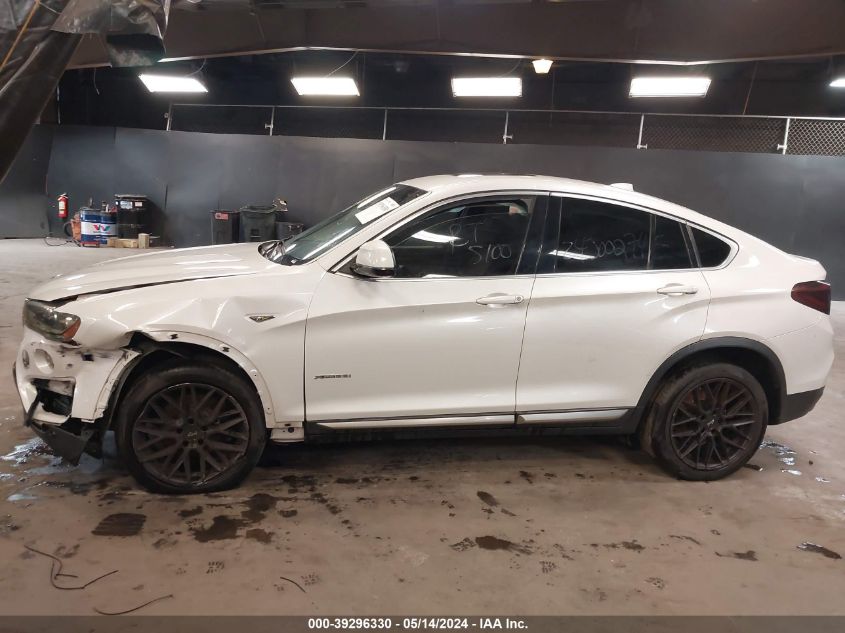 2017 BMW X4 xDrive28I VIN: 5UXXW3C54H0T78385 Lot: 39296330