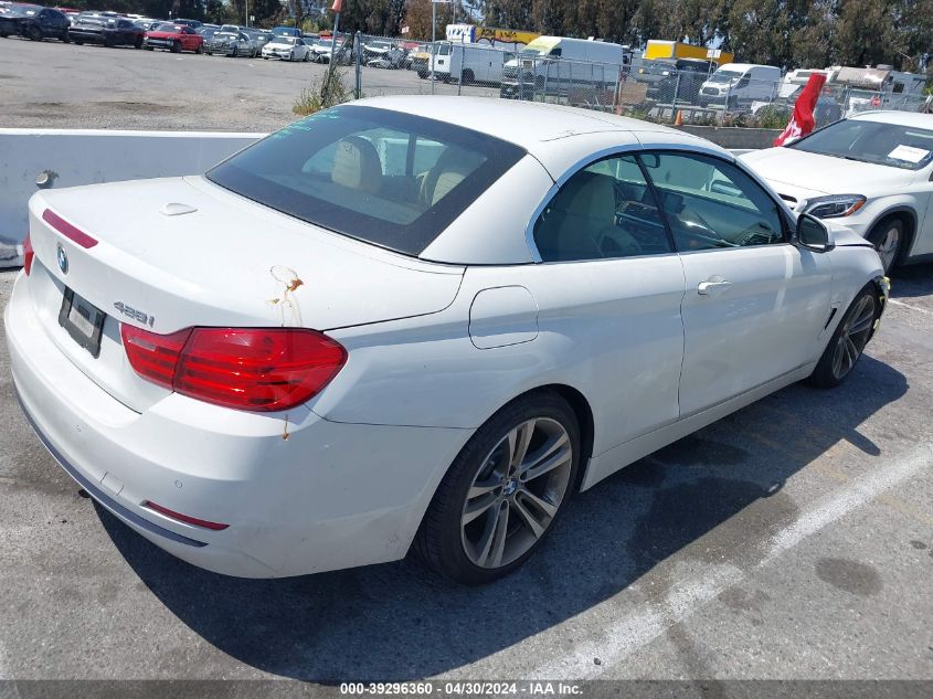 2016 BMW 428I VIN: WBA3V7C53G5A25163 Lot: 39296360