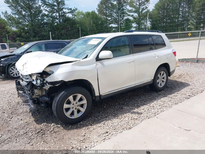 2012 Toyota Highlander Base V6 VIN: 5TDZK3EH9CS082071 Lot: 39296485