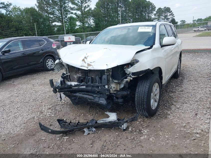 2012 Toyota Highlander Base V6 VIN: 5TDZK3EH9CS082071 Lot: 39296485