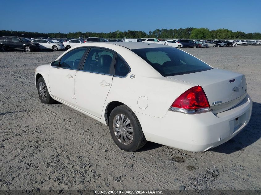 2G1WS553981245943 2008 Chevrolet Impala Police