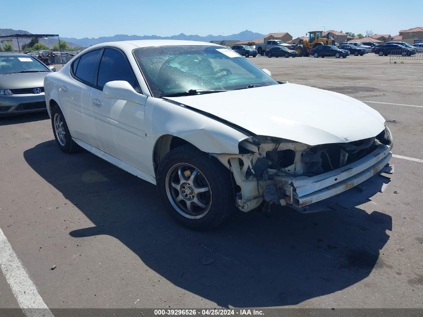 2006 Pontiac Grand Prix VIN: 2G2WP552161106794 Lot: 39296526