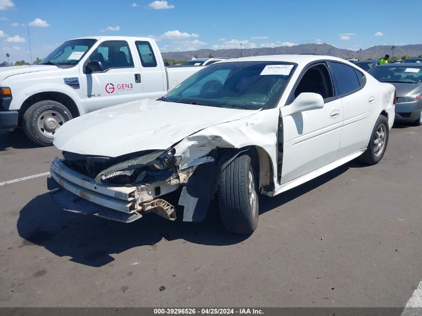 2006 Pontiac Grand Prix VIN: 2G2WP552161106794 Lot: 39296526