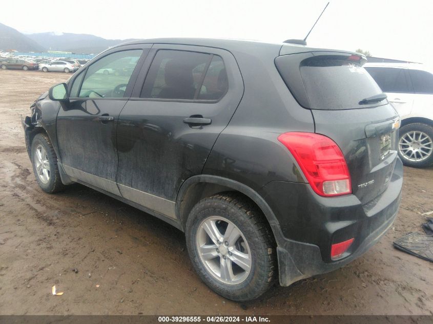 2019 Chevrolet Trax Ls VIN: 3GNCJNSB7KL240410 Lot: 39296555