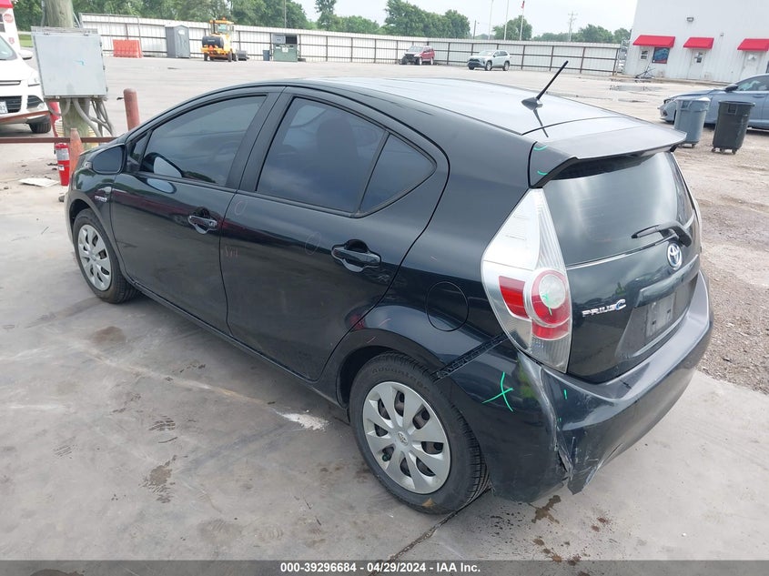 2012 Toyota Prius C One VIN: JTDKDTB35C1009880 Lot: 39296684