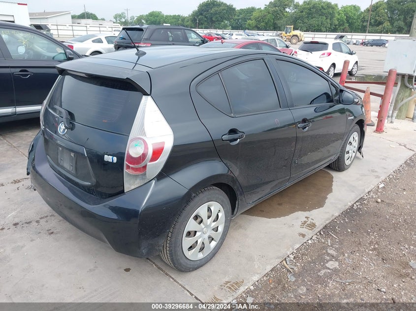 2012 Toyota Prius C One VIN: JTDKDTB35C1009880 Lot: 39296684