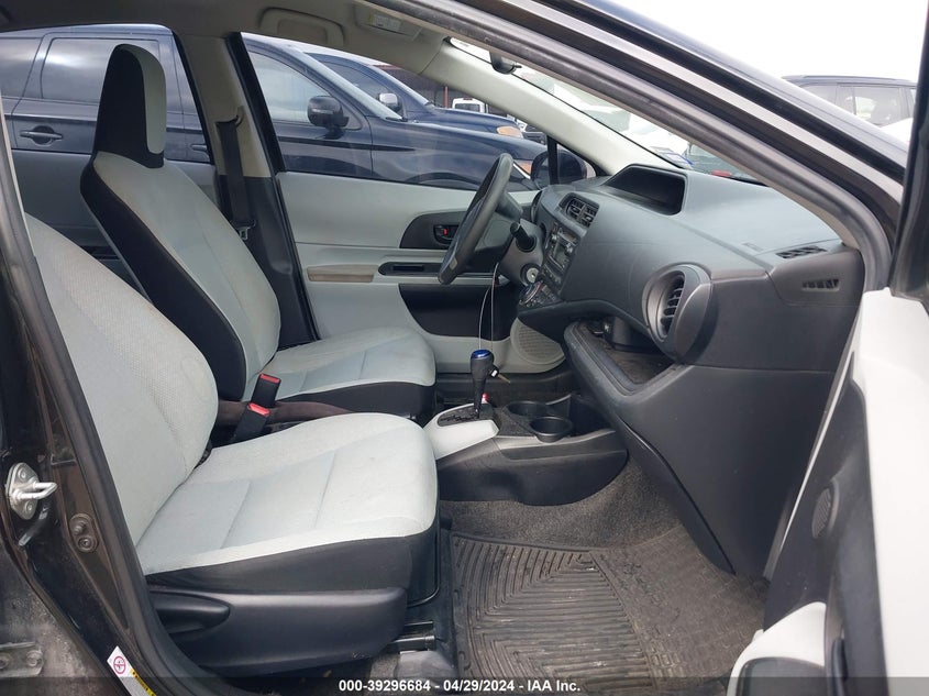 2012 Toyota Prius C One VIN: JTDKDTB35C1009880 Lot: 39296684