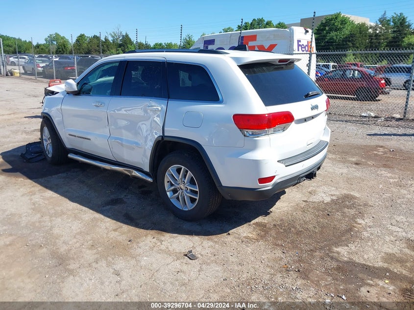 VIN 1C4RJEAG5HC685605 2017 JEEP GRAND CHEROKEE LAREDO