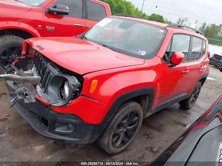 2017 Jeep Renegade Altitude 4X4 VIN: ZACCJBBB1HPE75117 Lot: 39296714