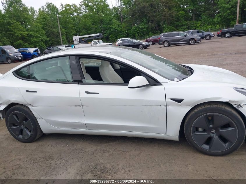 2022 TESLA MODEL 3 - 5YJ3E1EA0NF342465