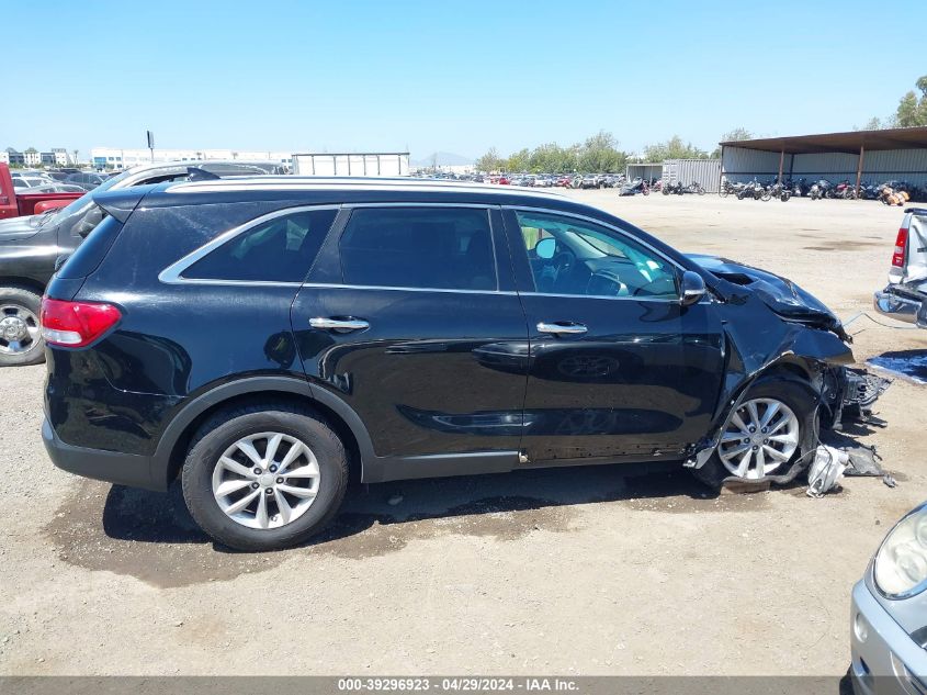 2018 Kia Sorento 2.4L Lx VIN: 5XYPG4A30JG347530 Lot: 39296923