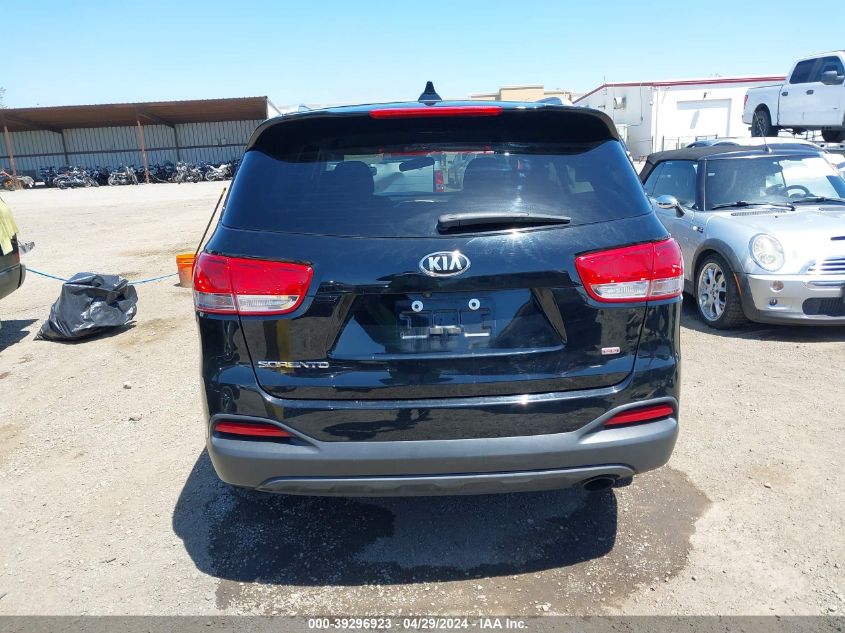 2018 Kia Sorento 2.4L Lx VIN: 5XYPG4A30JG347530 Lot: 39296923