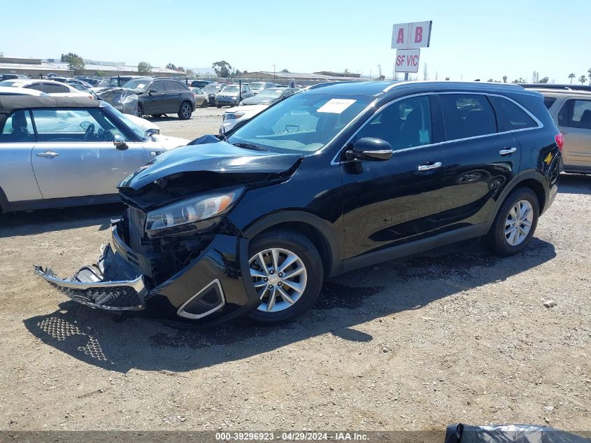 2018 Kia Sorento 2.4L Lx VIN: 5XYPG4A30JG347530 Lot: 39296923