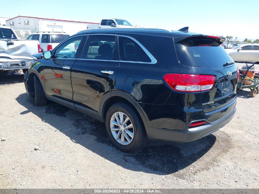 2018 Kia Sorento 2.4L Lx VIN: 5XYPG4A30JG347530 Lot: 39296923