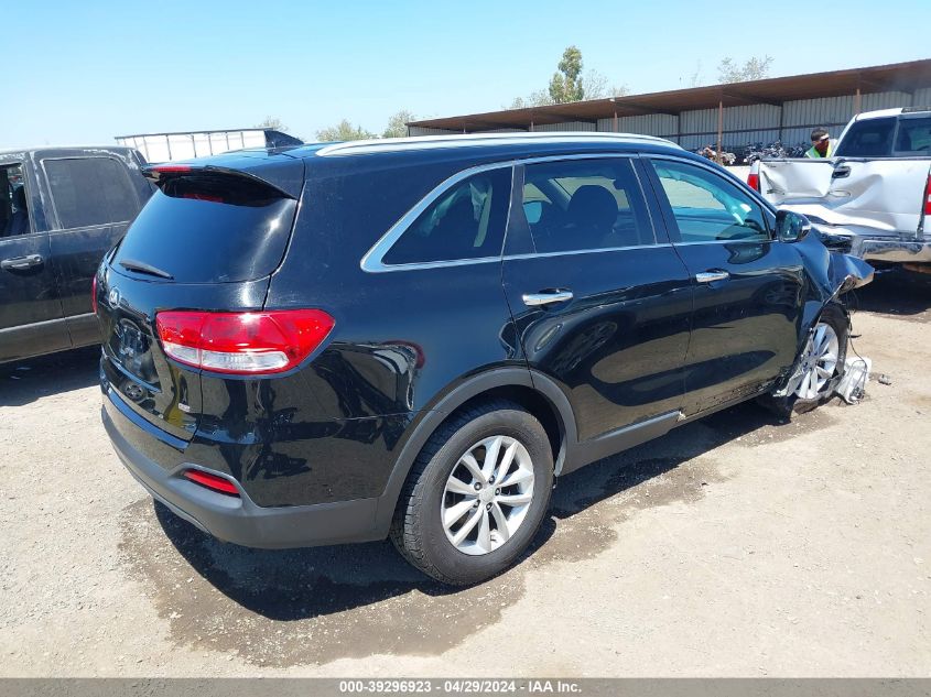 2018 Kia Sorento 2.4L Lx VIN: 5XYPG4A30JG347530 Lot: 39296923