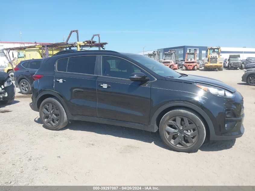 2022 Kia Sportage Nightfall Edition VIN: KNDP63AC8N7020700 Lot: 39297087