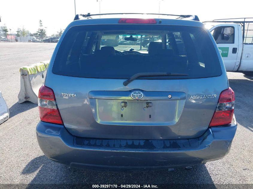 2006 Toyota Highlander VIN: JTEGD21A660134246 Lot: 39297170