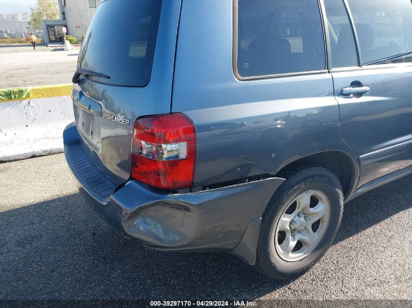 2006 Toyota Highlander VIN: JTEGD21A660134246 Lot: 39297170