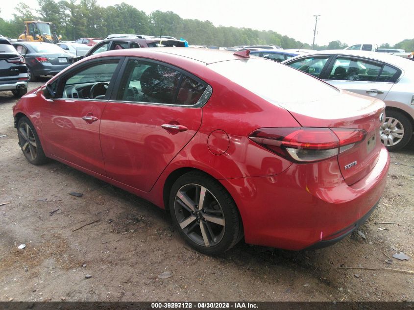 2017 Kia Forte Ex VIN: 3KPFN4A88HE125581 Lot: 39297172