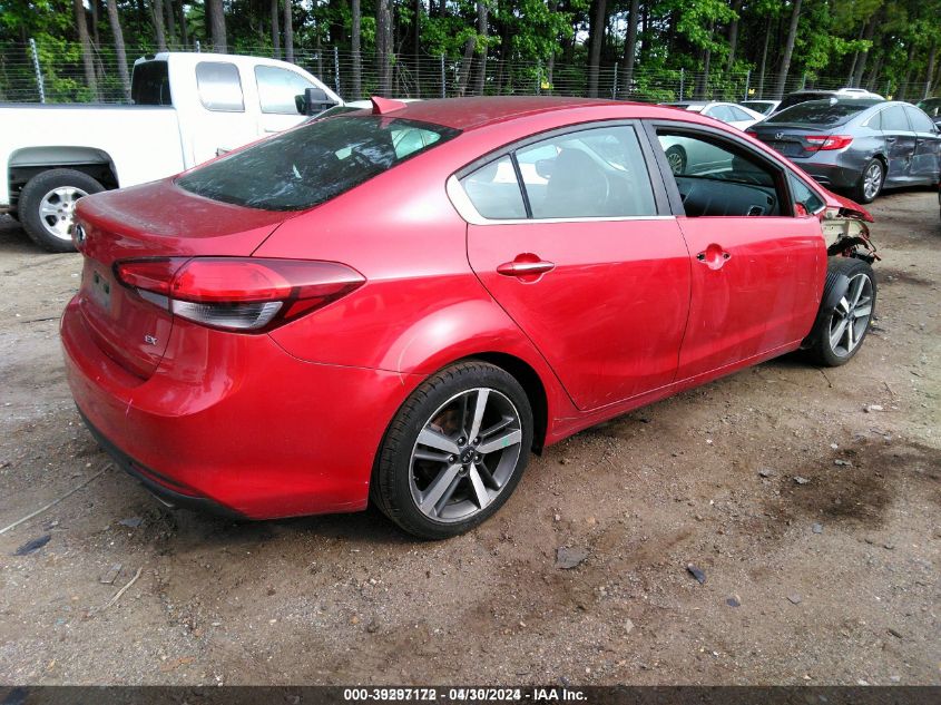 2017 Kia Forte Ex VIN: 3KPFN4A88HE125581 Lot: 39297172