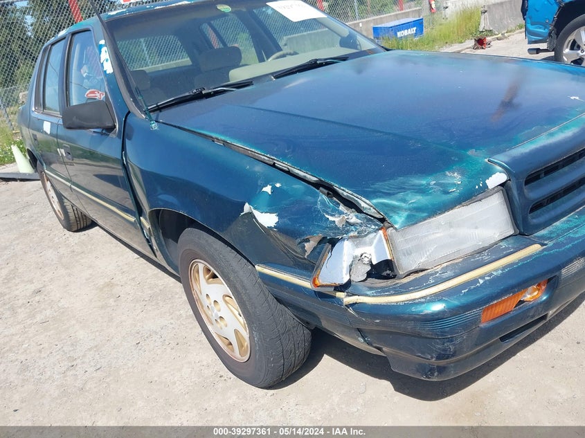 1994 Dodge Spirit VIN: 3B3AA46K0RT250406 Lot: 39297361