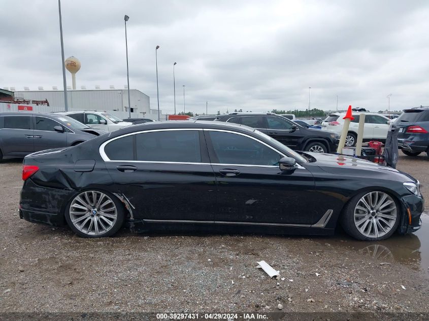 2017 BMW 750I VIN: WBA7F0C31HGM22135 Lot: 39297431