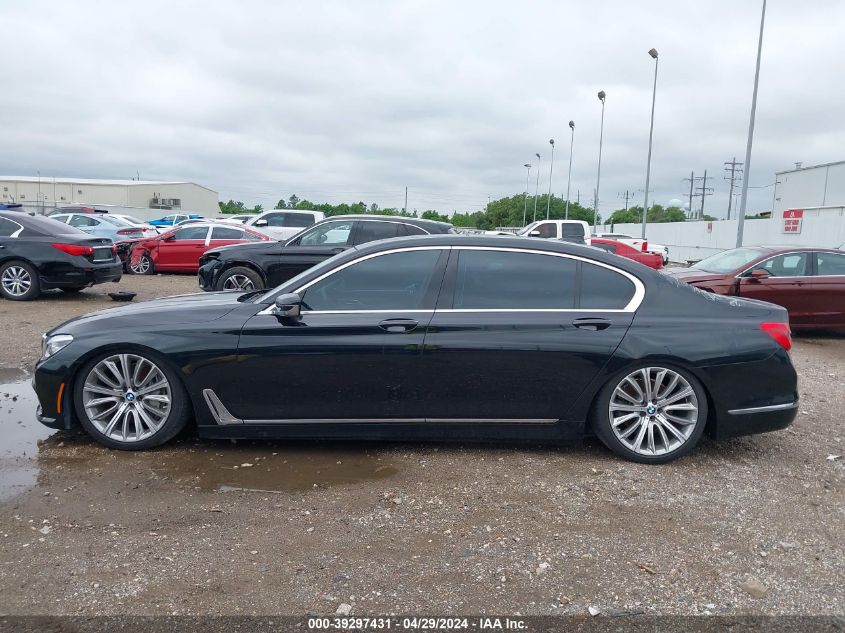 2017 BMW 750I VIN: WBA7F0C31HGM22135 Lot: 39297431