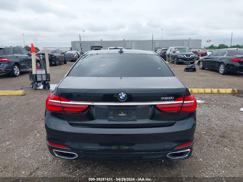 2017 BMW 750I VIN: WBA7F0C31HGM22135 Lot: 39297431