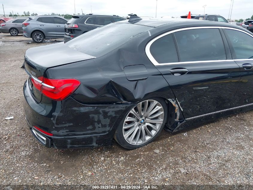 2017 BMW 750I VIN: WBA7F0C31HGM22135 Lot: 39297431