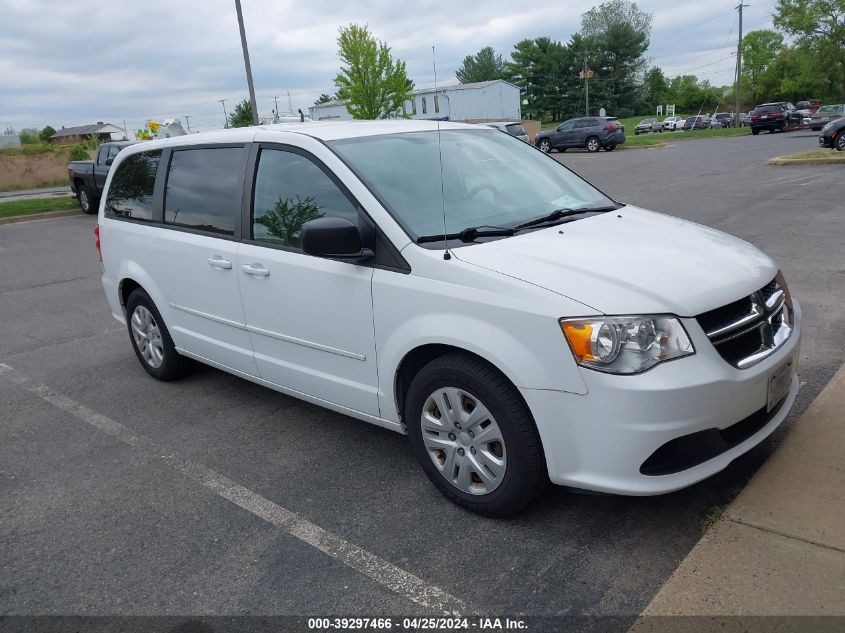 2016 Dodge Grand Caravan Se VIN: 2C4RDGBG0GR105880 Lot: 39297466