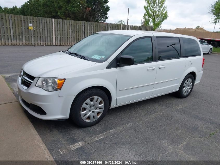 2016 Dodge Grand Caravan Se VIN: 2C4RDGBG0GR105880 Lot: 39297466