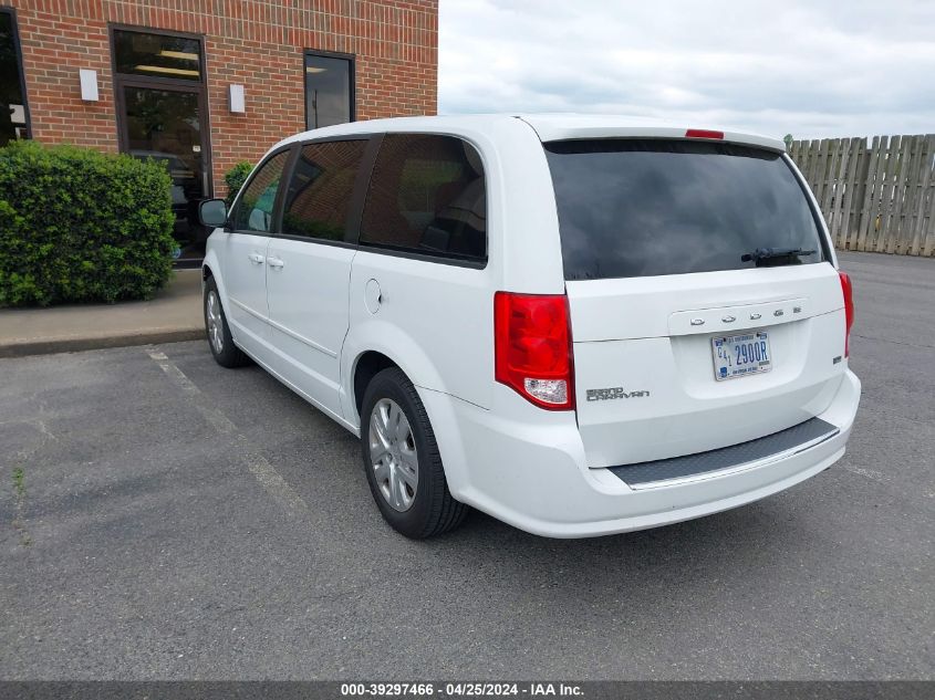 2016 Dodge Grand Caravan Se VIN: 2C4RDGBG0GR105880 Lot: 39297466