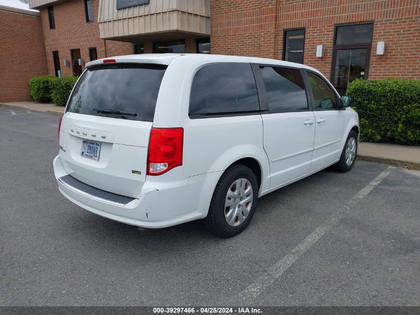 2016 Dodge Grand Caravan Se VIN: 2C4RDGBG0GR105880 Lot: 39297466