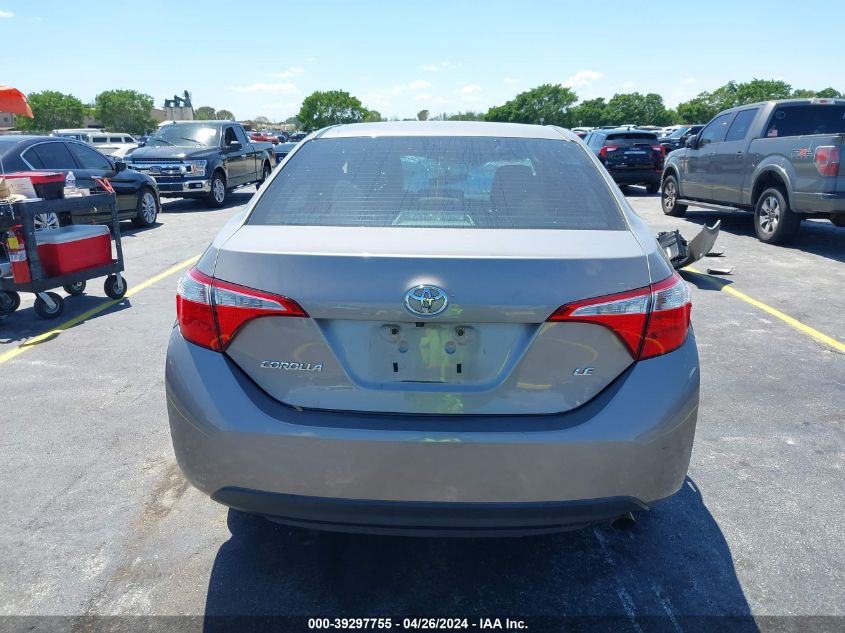 2016 Toyota Corolla Le VIN: 2T1BURHE4GC732777 Lot: 39297755