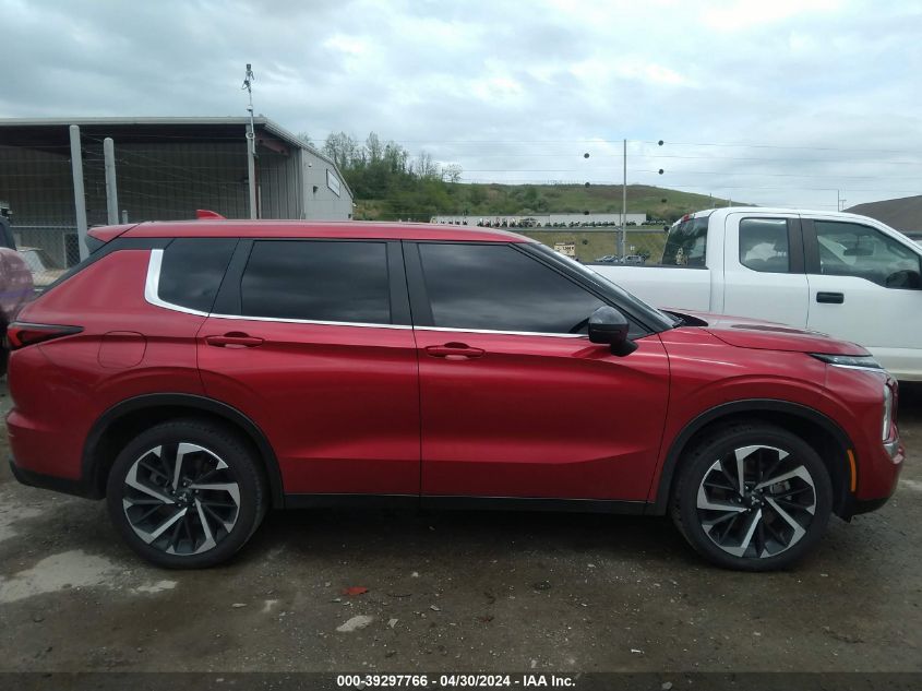 2022 Mitsubishi Outlander Es 2.5 S-Awc VIN: JA4J4TA81NZ073292 Lot: 39297766