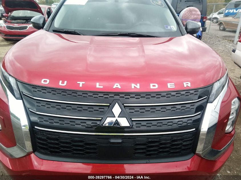 2022 Mitsubishi Outlander Es 2.5 S-Awc VIN: JA4J4TA81NZ073292 Lot: 39297766