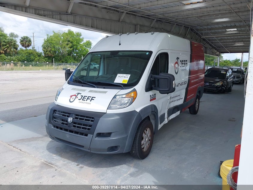 2018 Ram Promaster 2500 High Roof 159 Wb VIN: 3C6TRVDG6JE156843 Lot: 39297814