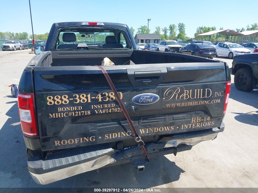 VIN 1FTMF1CB4JKG00187 2018 FORD F-150 XL