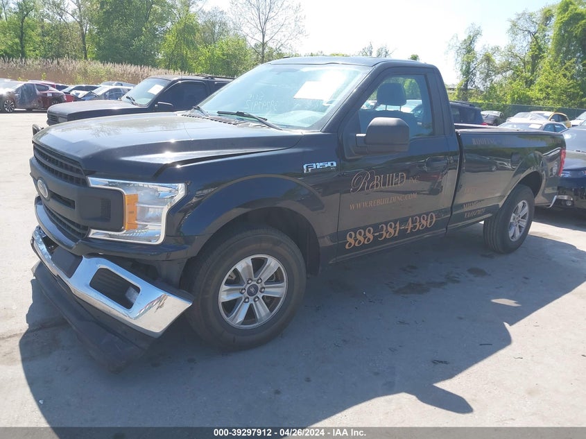 VIN 1FTMF1CB4JKG00187 2018 FORD F-150 XL