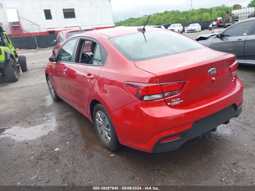 2020 Kia Rio S VIN: 3KPA24AD4LE257200 Lot: 39297945