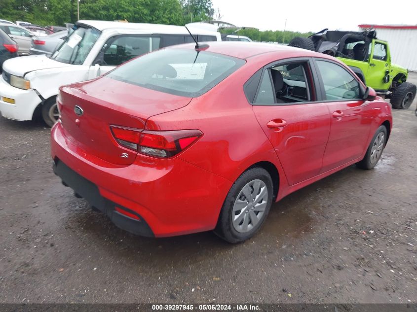 2020 Kia Rio S VIN: 3KPA24AD4LE257200 Lot: 39297945