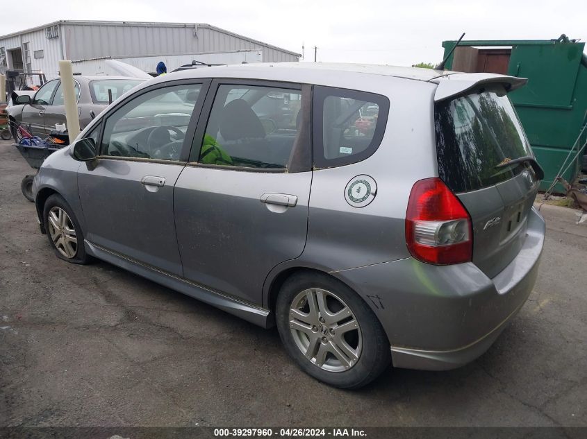 JHMGD37678S044834 | 2008 HONDA FIT